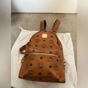 Bags | Mini Mcm Stark Side Studs Backpack In Visetos  display picture 1